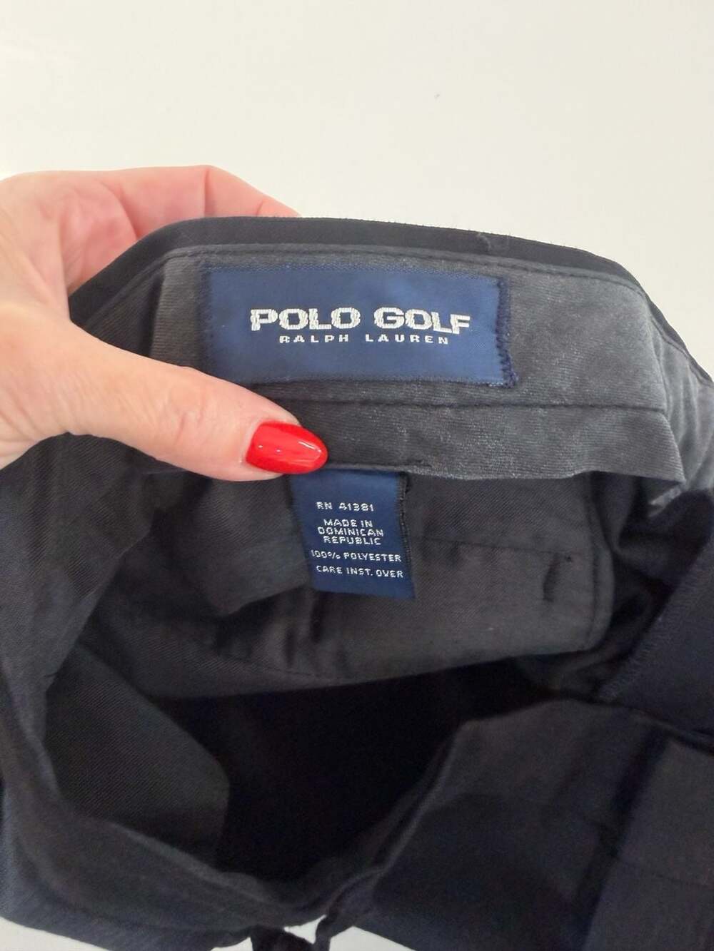 Polo Golf Ralph Lauren Black Pleated Performance shorts Size 40
